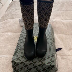 Tory Burch Perfect Navy Tall Boots